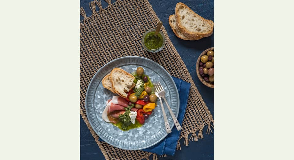 Roast Pepper & Olive Salad