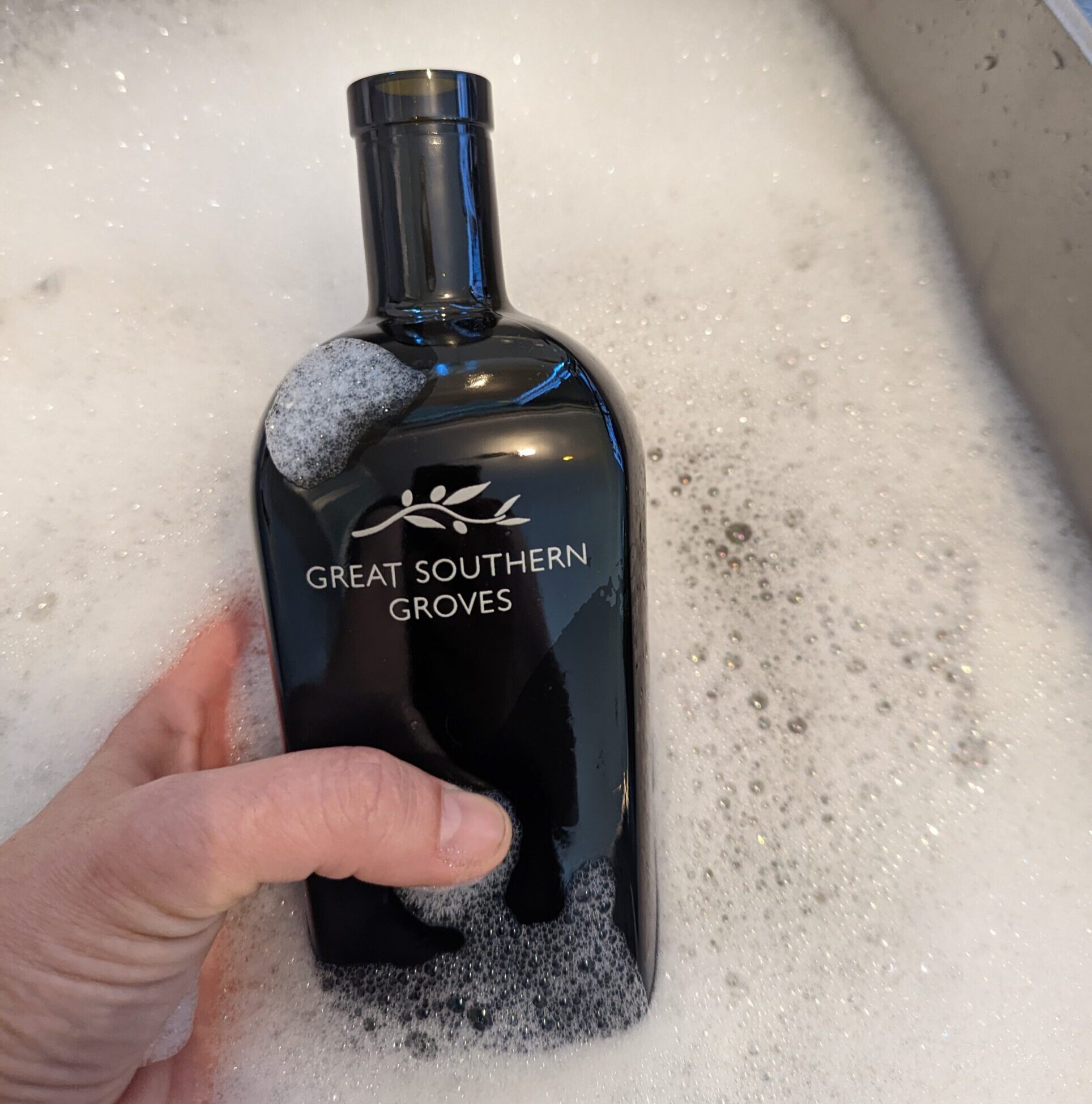 Why you should be washing your olive oil bottle.