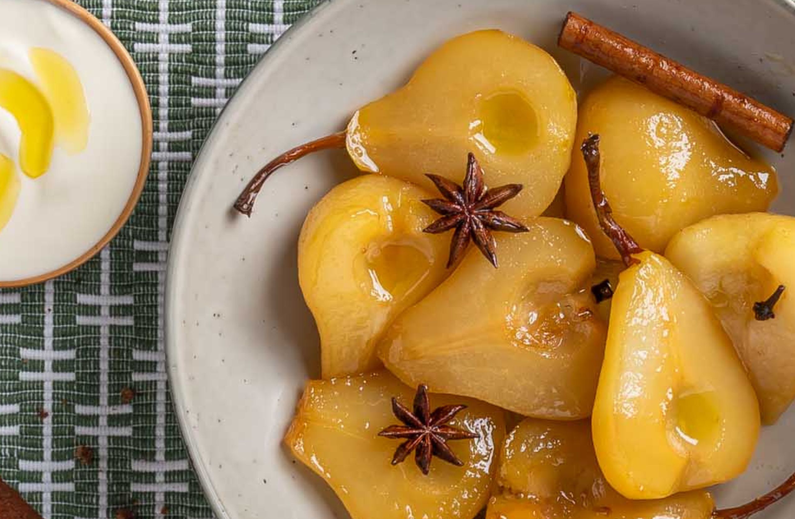 Olive Oil Poached Winter Fruits